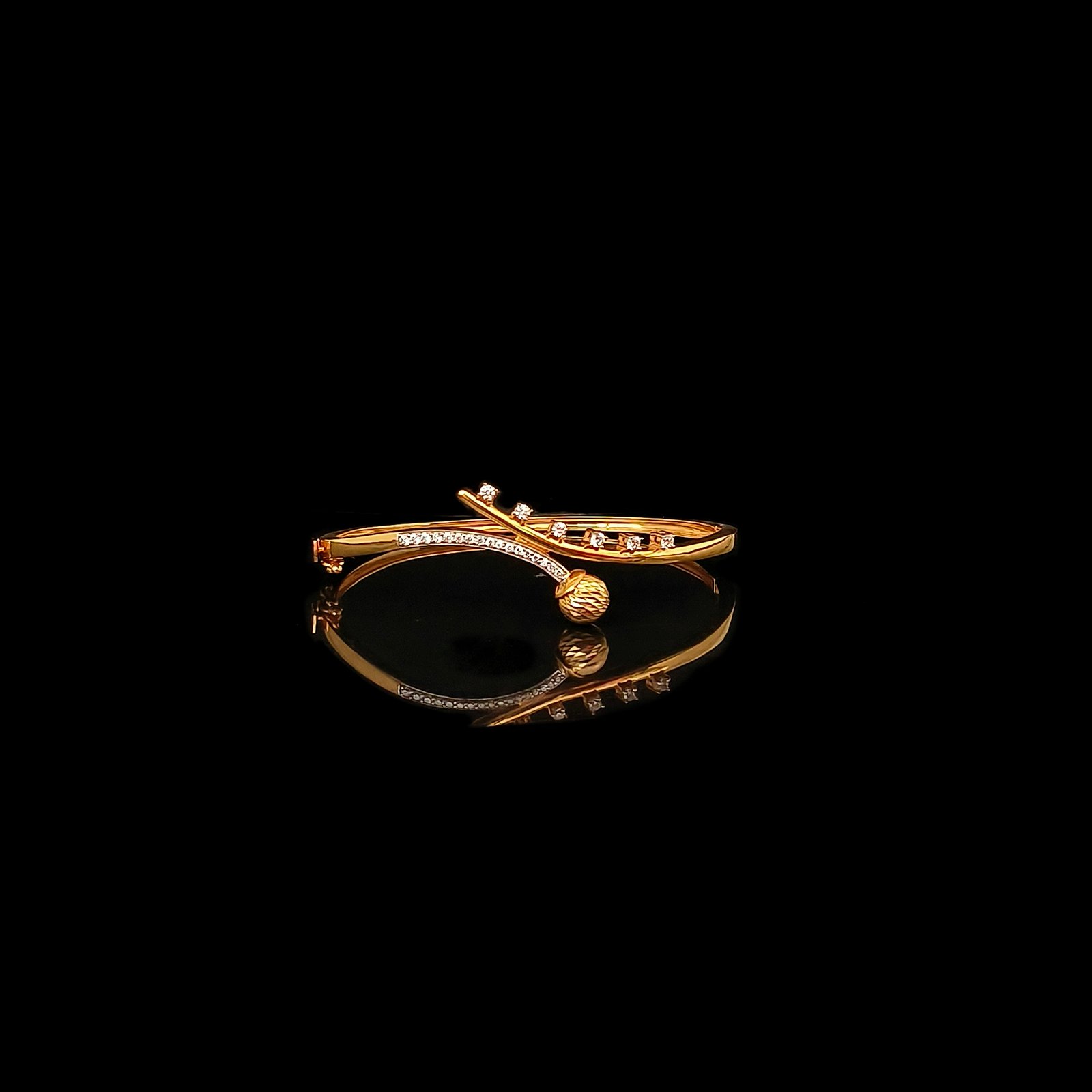 Diamond Bracelet In 22k Gold MGA - BRG0167