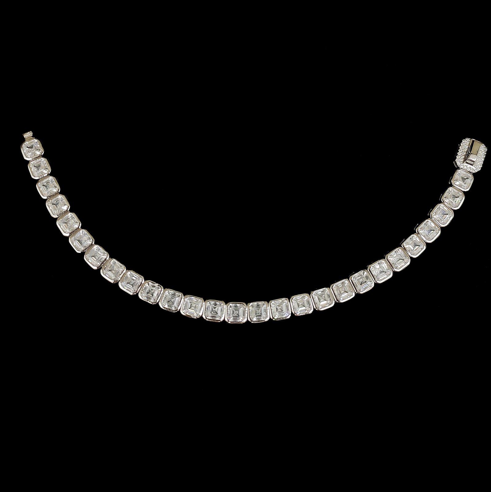 Diamond Bracelet In 925 Sterling Silver MGA - BRS2847