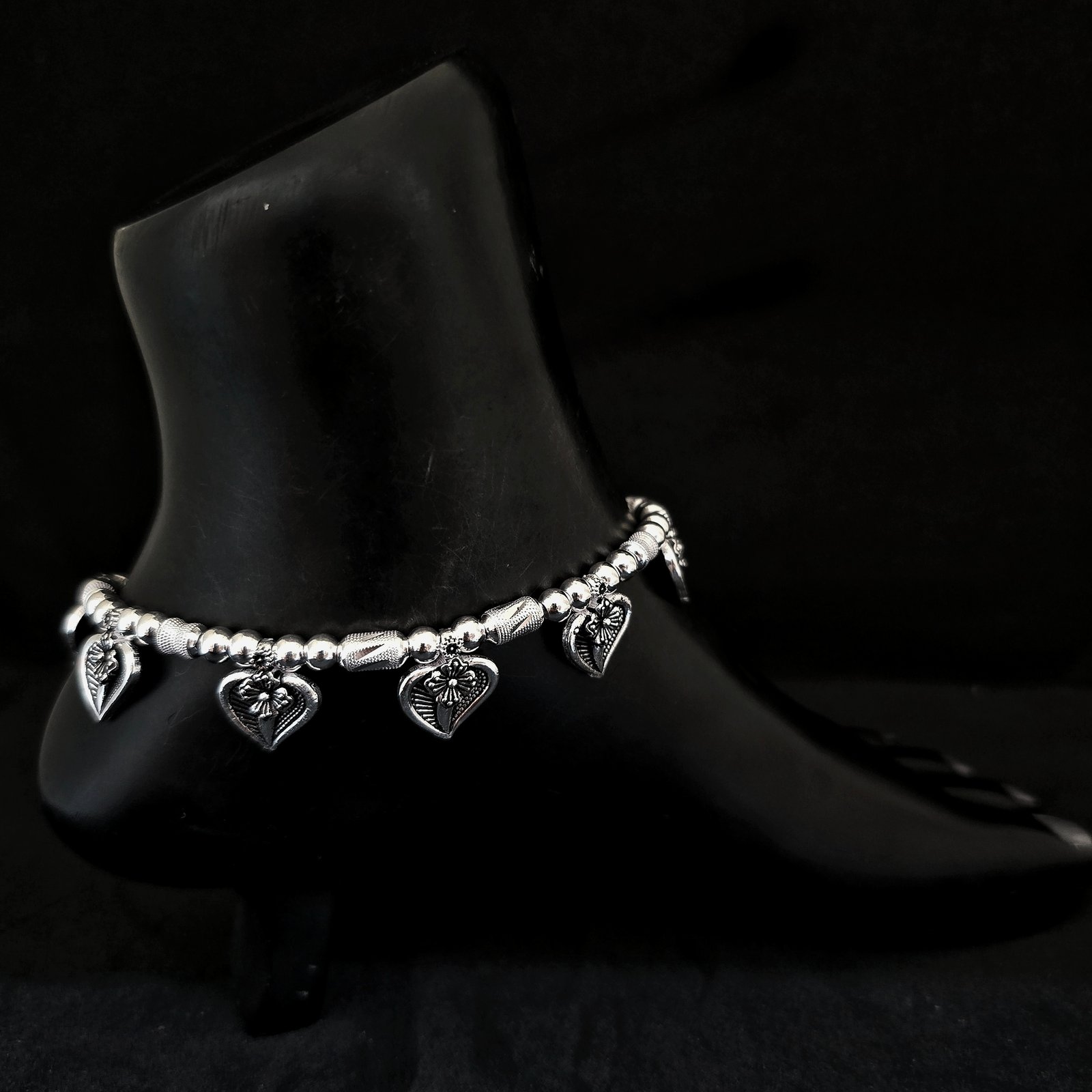 New Designer Payal In 999 Silver MGA - PLS4734