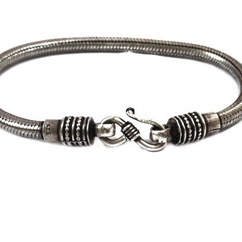 925 Sterling Silver Gents Bracelet MGA - BRS0263