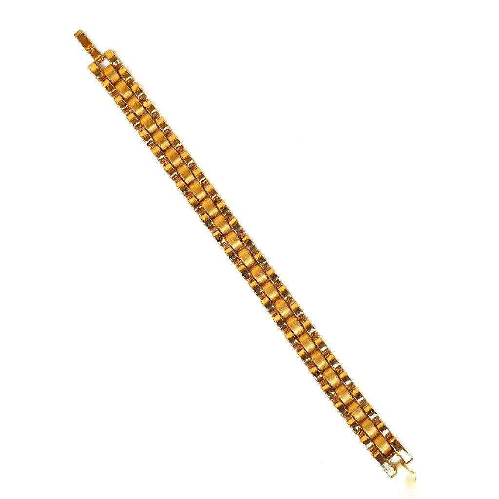 One gram gold forming plain designer bracelet mga - bre0095