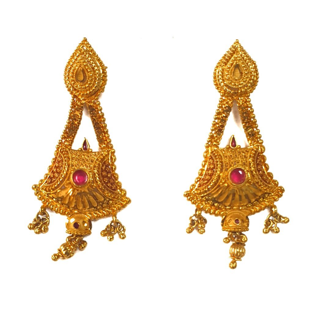 1 gram gold forming necklace set mga - gfn0033