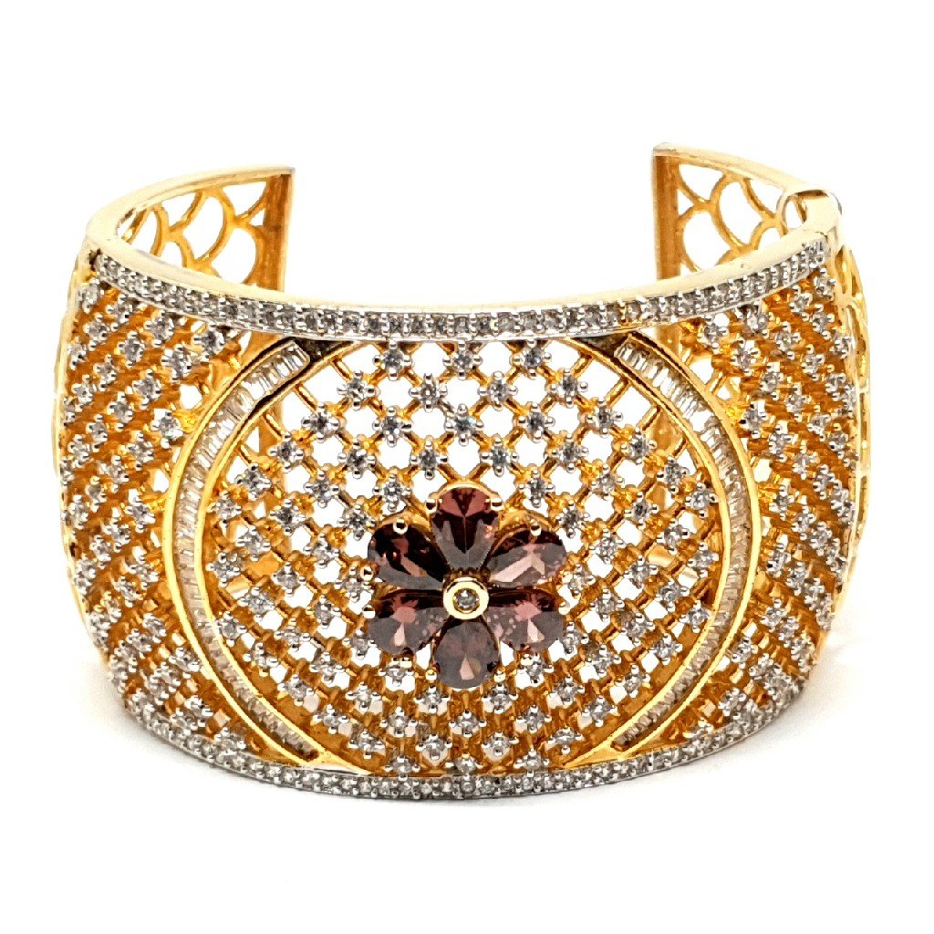 Micro gold forming fancy diamond bracelet mga - bge0102