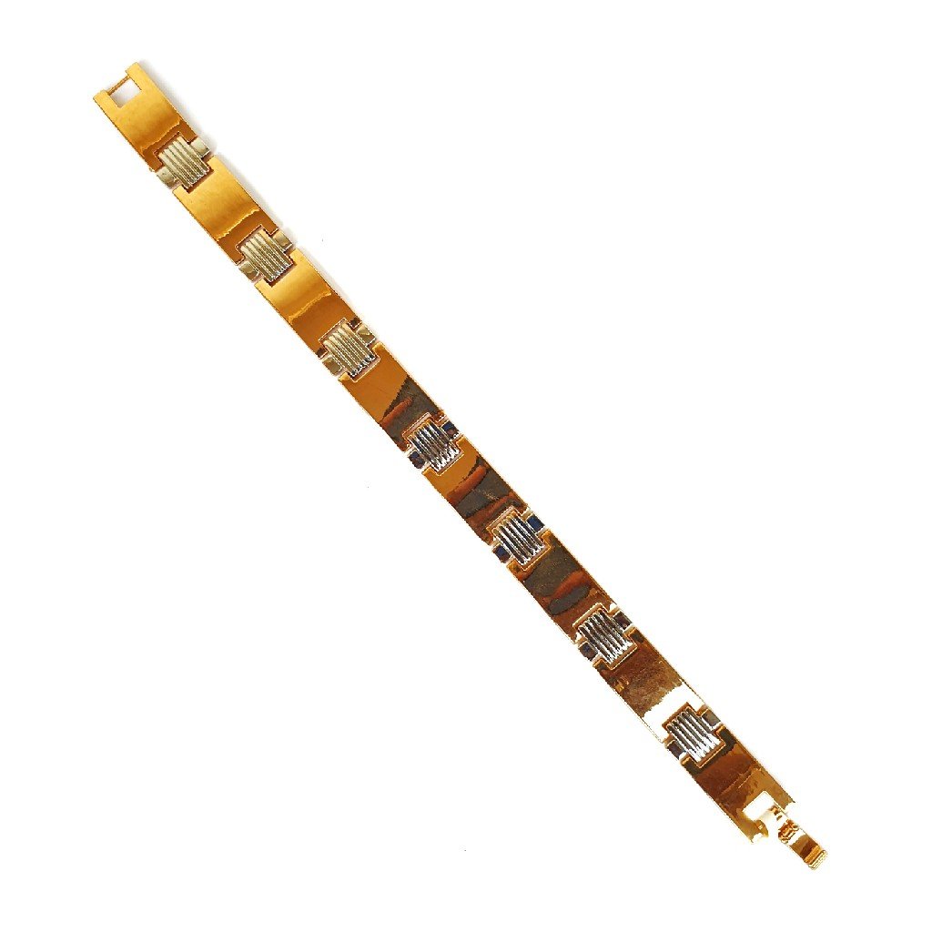 One gram gold forming plain modern style bracelet mga - bre0098