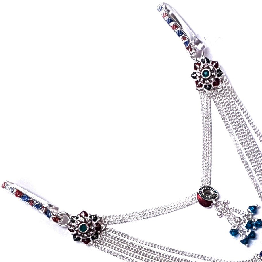 2 clips fancy silver juda mga - jus0063