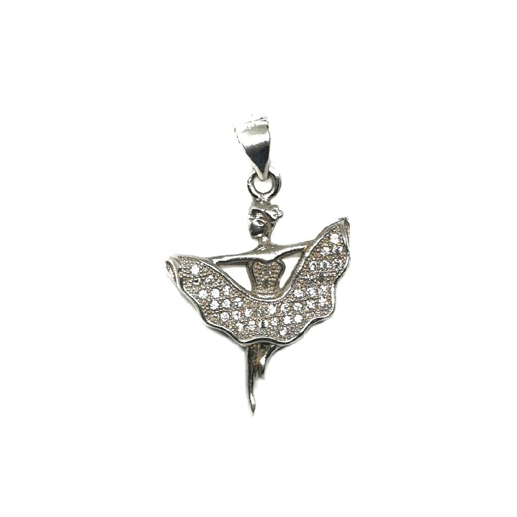 925 Sterling Silver Lady Pendant MG...