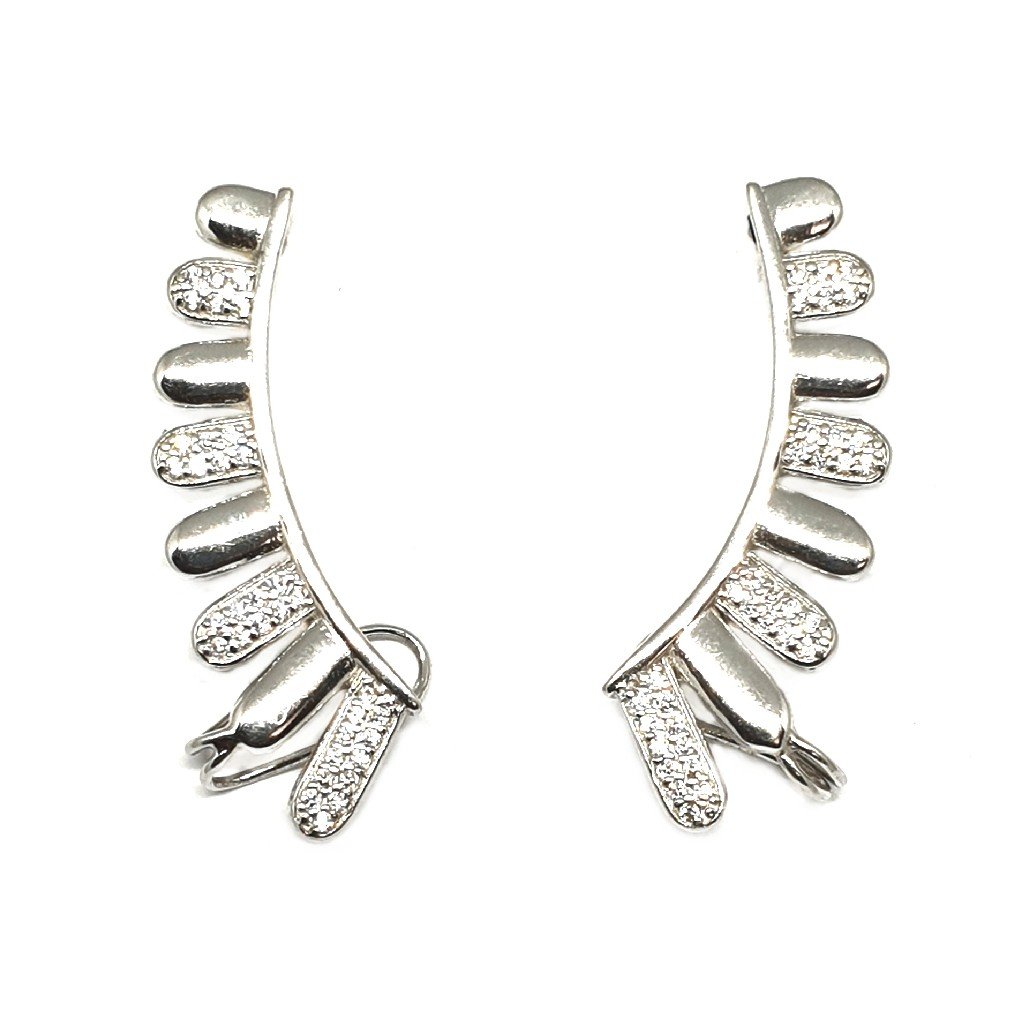 925 Sterling Silver Ear Cuffs Earri...