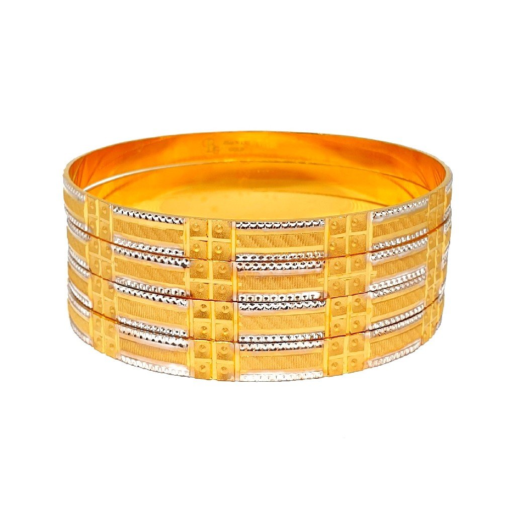 One Gram Gold Forming Fancy Bangles...