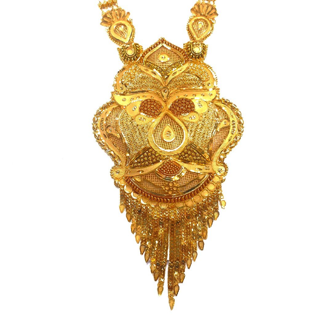 1 gram gold forming necklace set mga - gfn0029