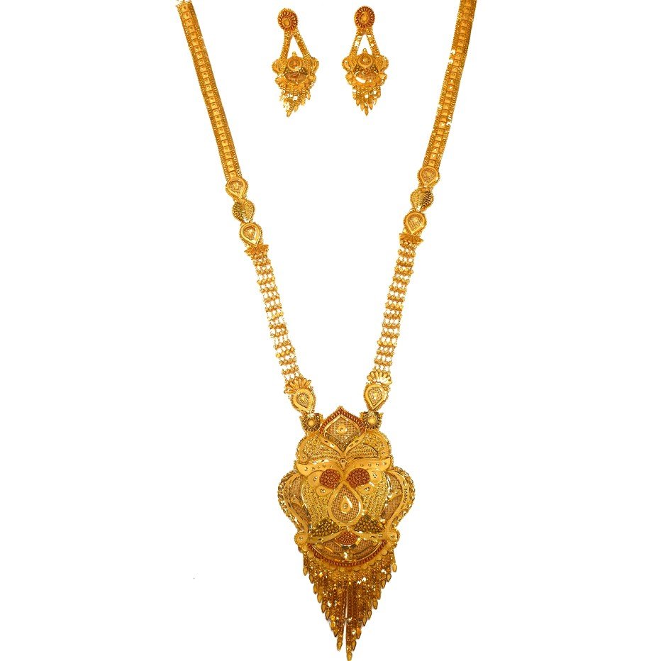 1 gram gold forming necklace set mg...