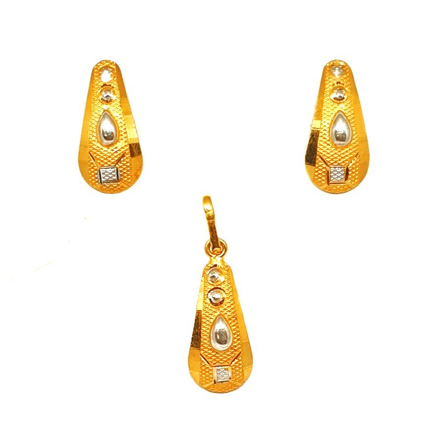 22K Gold Fancy Pendant Set MGA - PT...