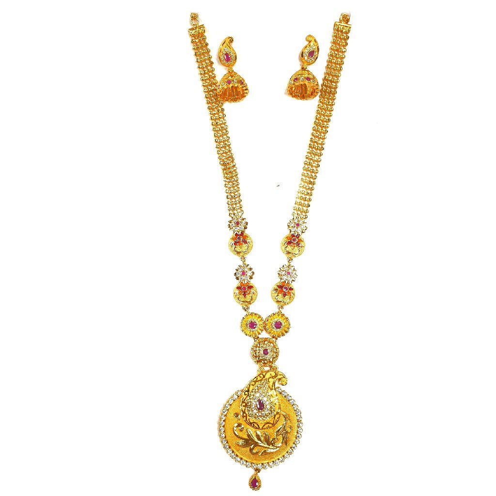 1 gram gold forming necklace set mg...