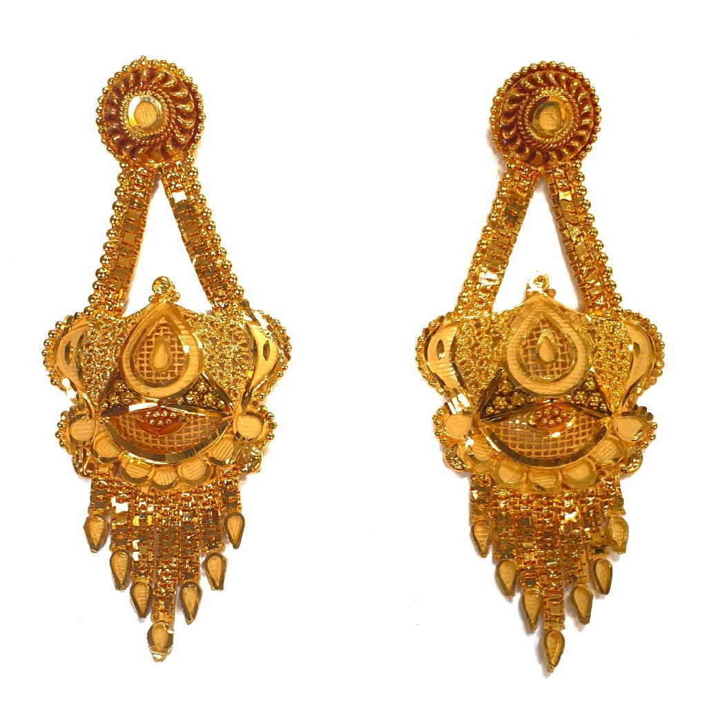 1 gram gold forming necklace set mga - gfn0029