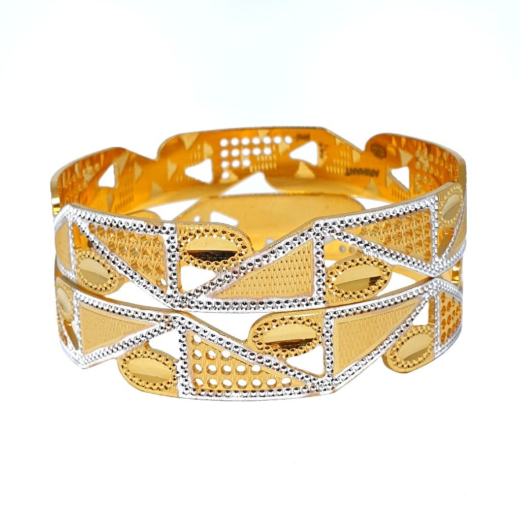 One Gram Gold Forming Fancy Bangles...