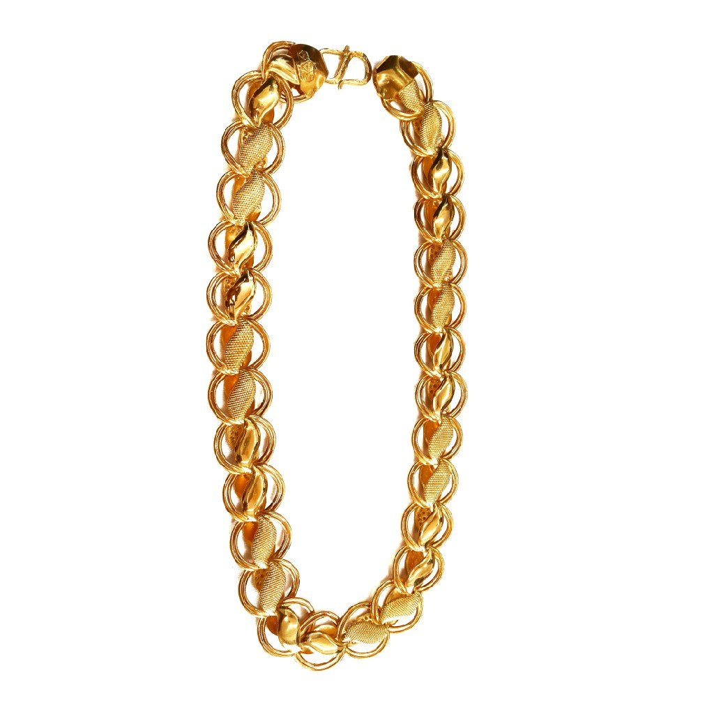 22k Gold Lotus Chain MGA - GGC002