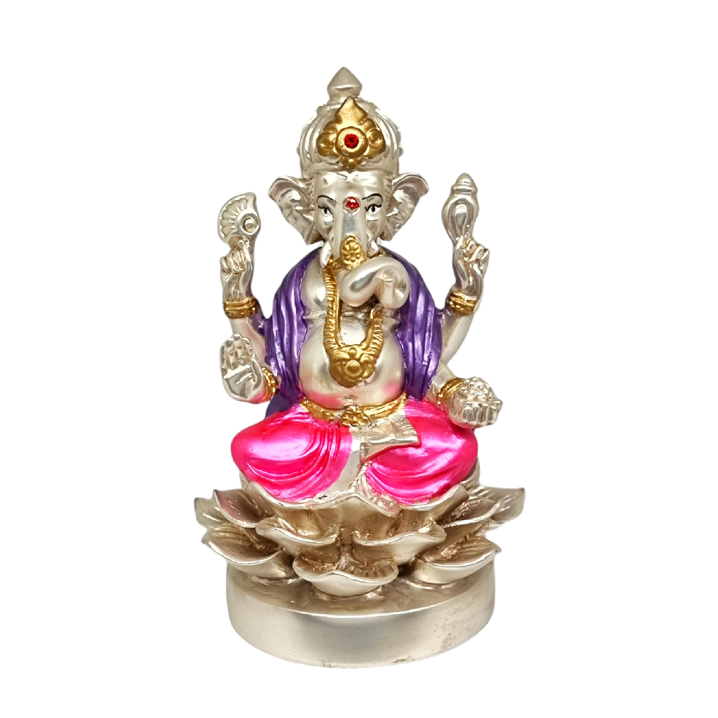 Silver Ganeshji Murti For Gift