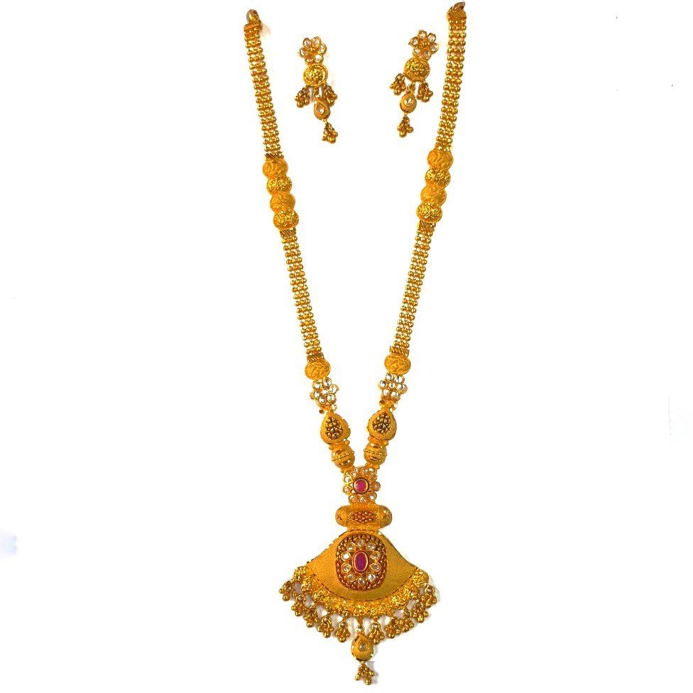 1 gram gold forming necklace set mg...