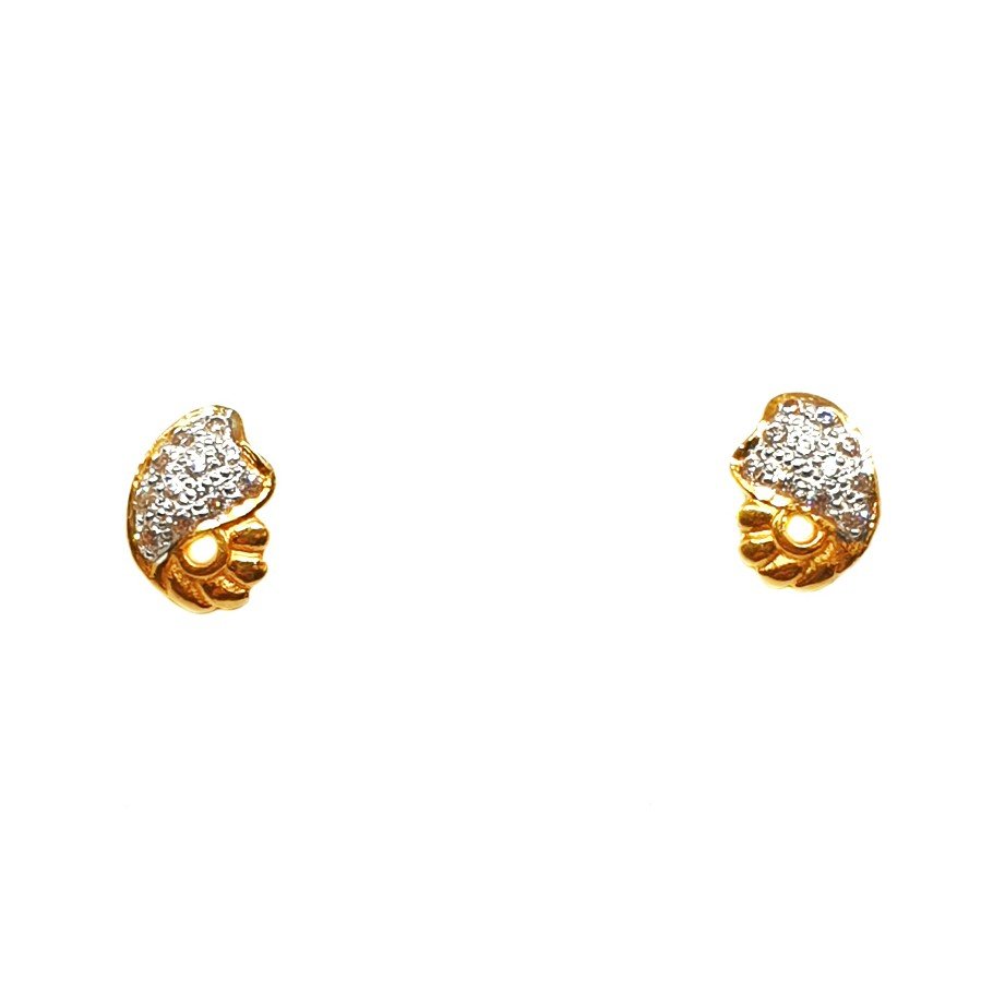 22K Gold Modern Earrings MGA - BTG0...