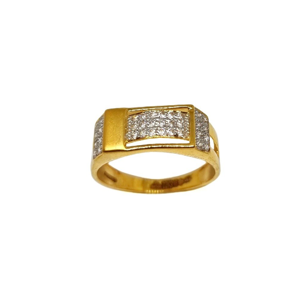 22K Gold Modern Gents Ring MGA - GRG0234