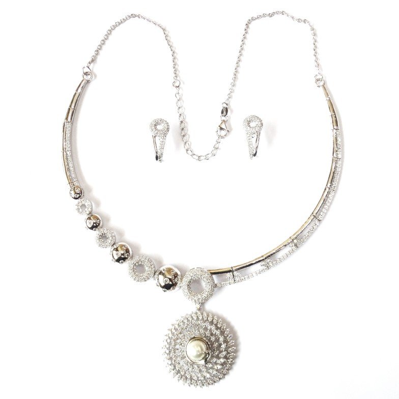 925 Sterling Silver Necklace MGA -...