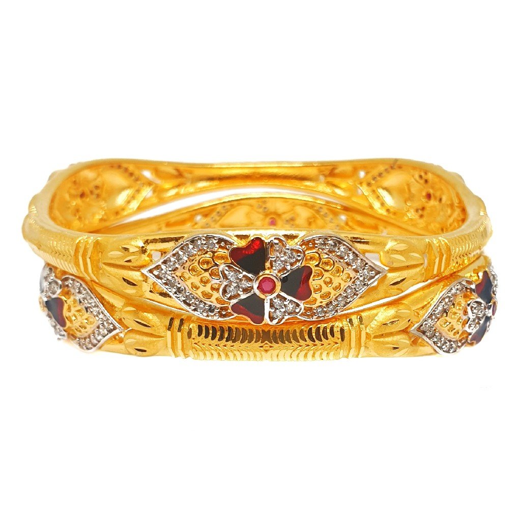 One gram gold forming kadli bangles...