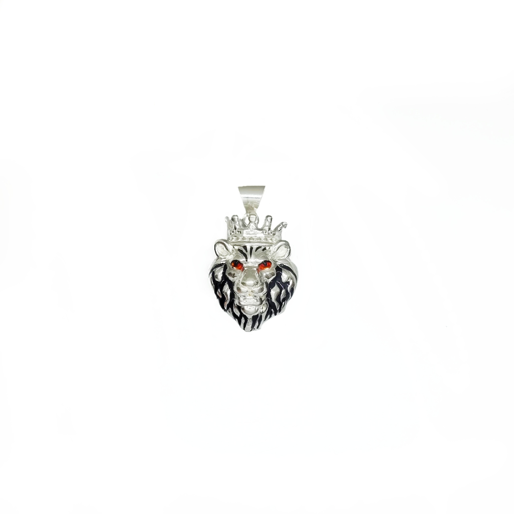 Lion Pendant In 925 Sterling Silver...