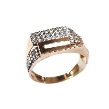 18k rose gold ring mga - rgr007