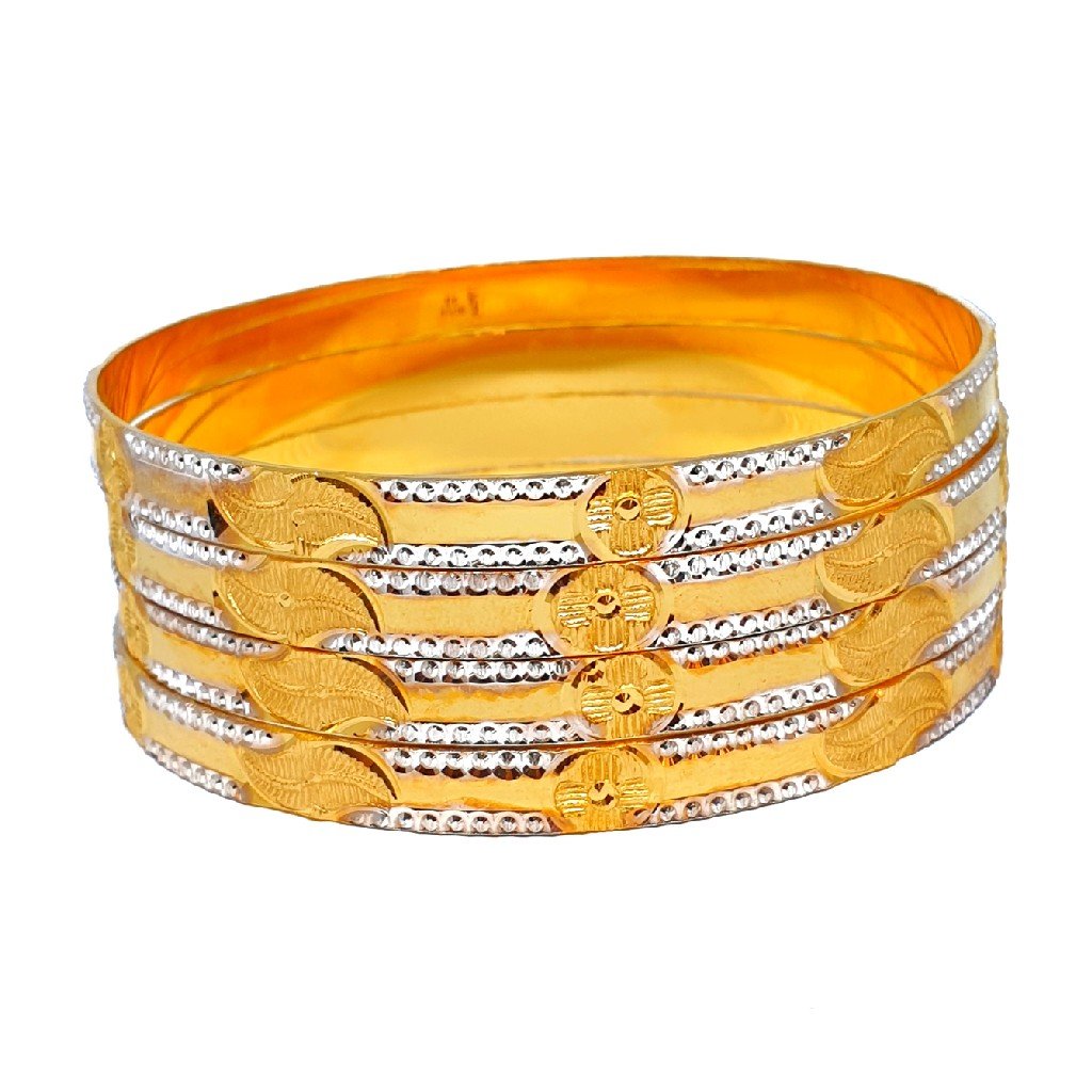 One Gram Gold Forming Modern Bangle...