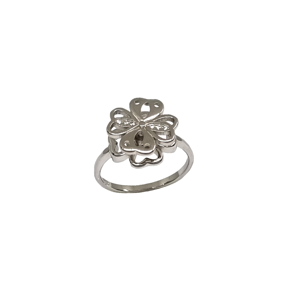 Flower Movable Ring In 925 Sterling...