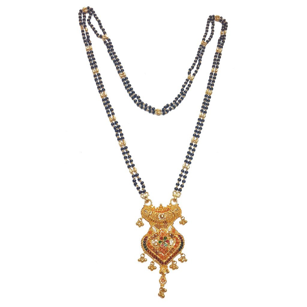 22k Gold Kalkatti Designer Mangalsu...