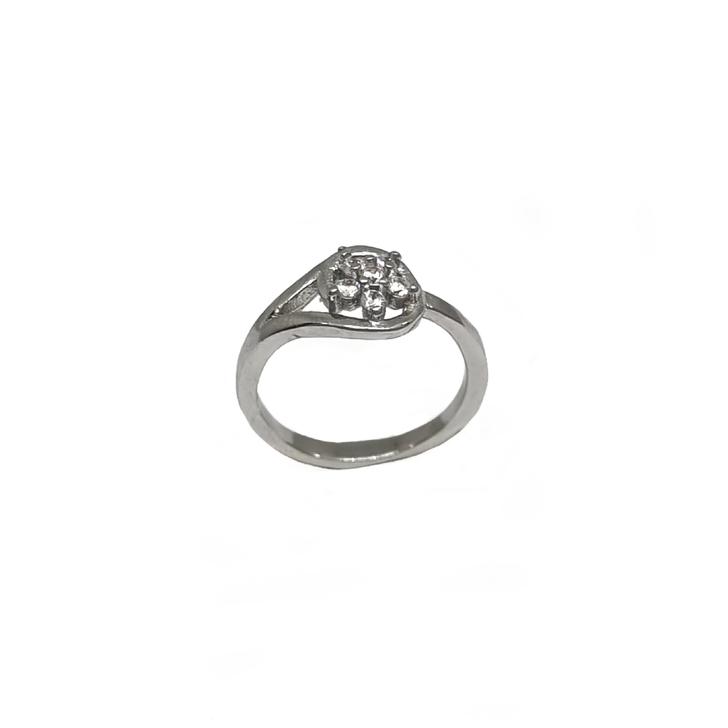 Flower Ring In 925 Sterling Silver...