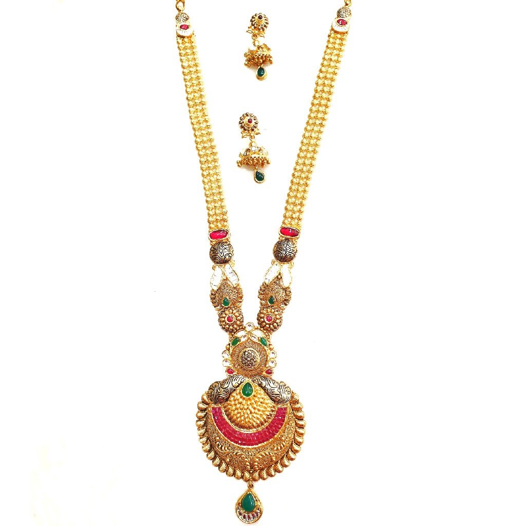 22kt Gold Antique Rajwadi Necklace...