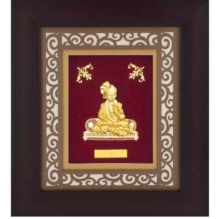 Ganshyam maharaj carving frame in 2...