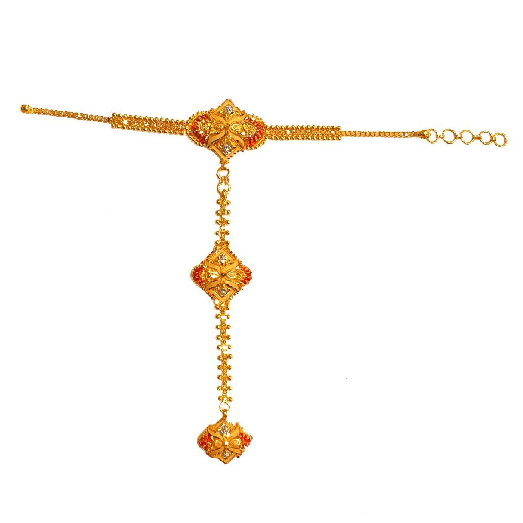 22k gold kalkatti pocha bracelet mg...