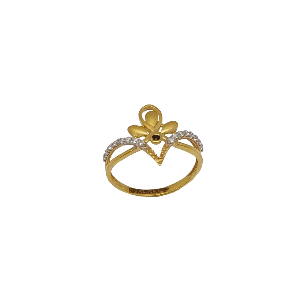 Modern Designer Ring In 22K Gold MG...