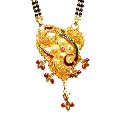 22k Gold Kalkatti Designer Mangalsutra MGA - GM033