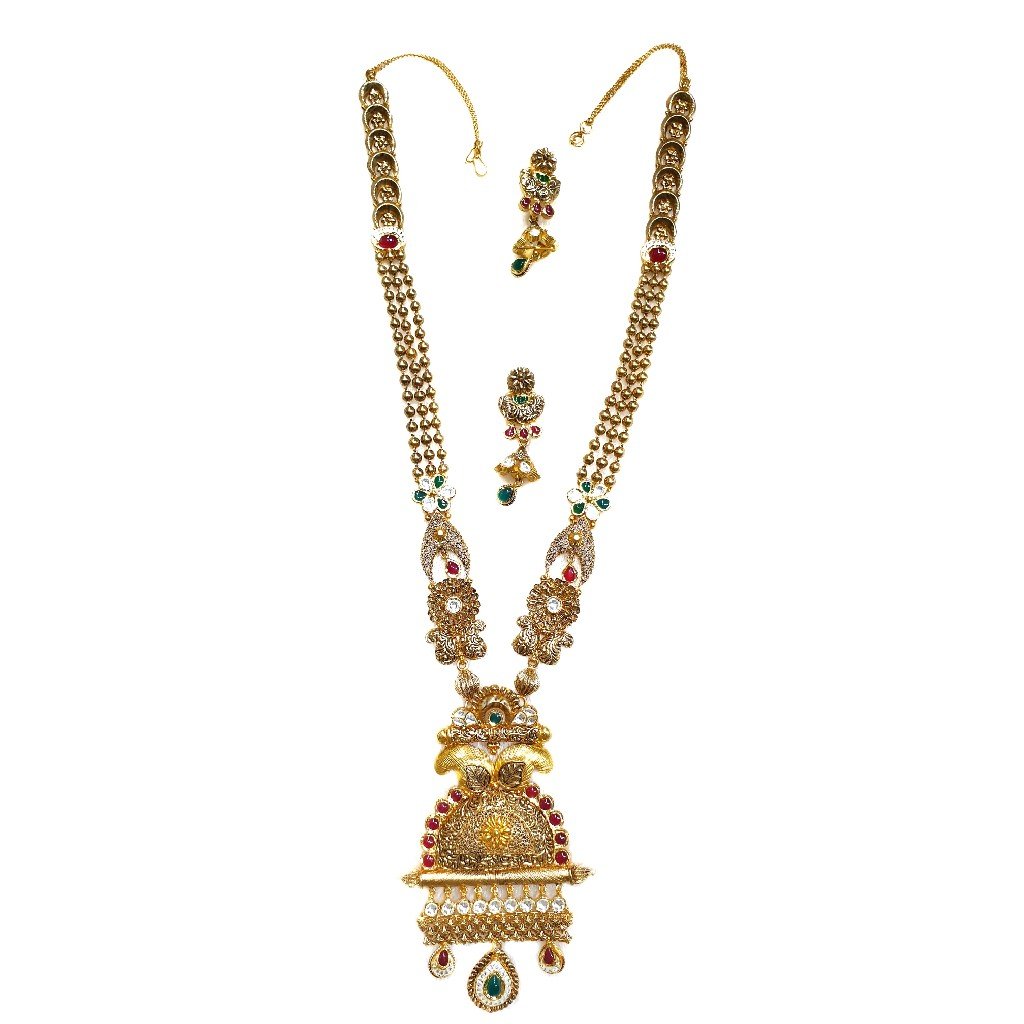 22kt Gold Antique Rajwadi Necklace...