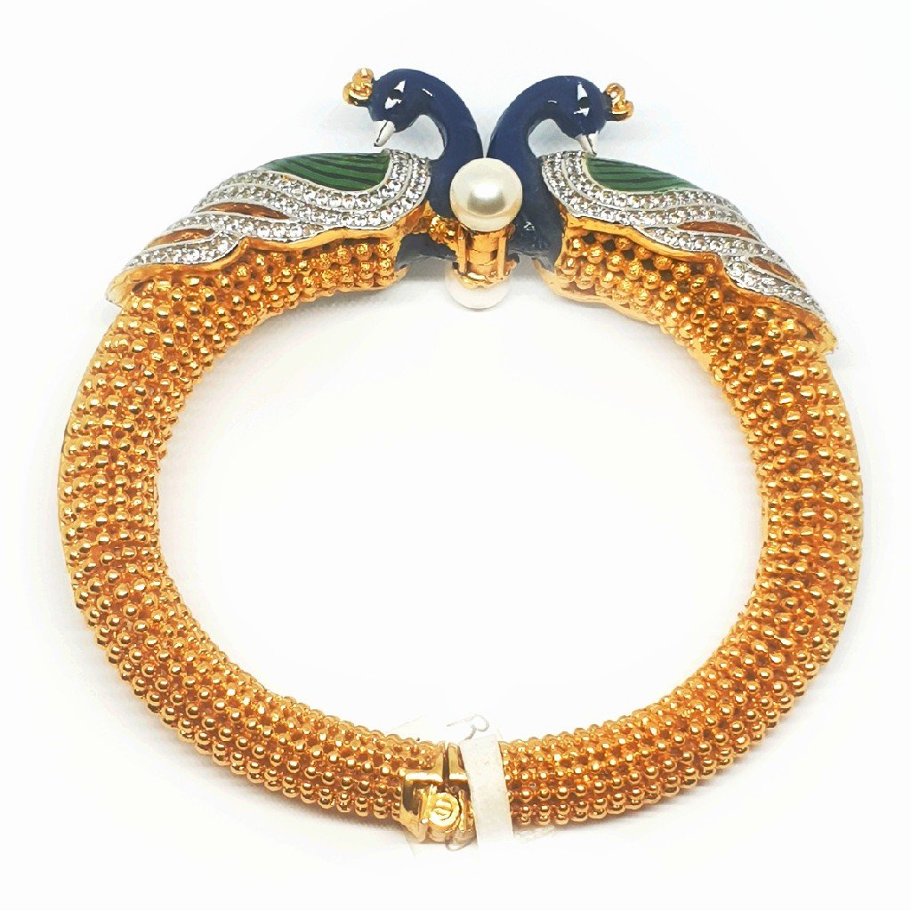 Micro gold forming peacock bracelet mga - c375