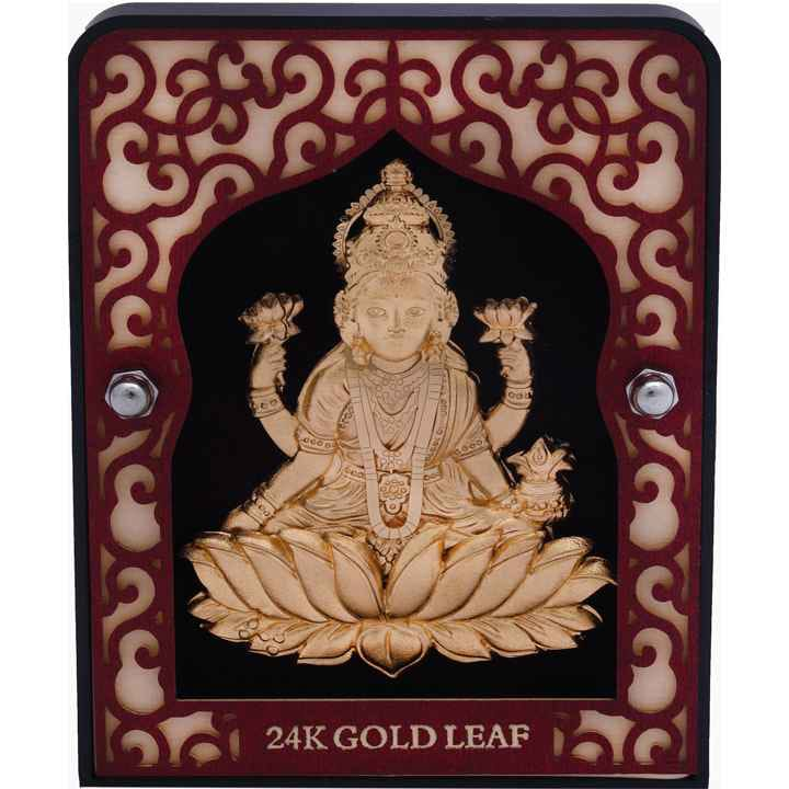 Laxmiji Frame In 24K Gold Leaf MGA...