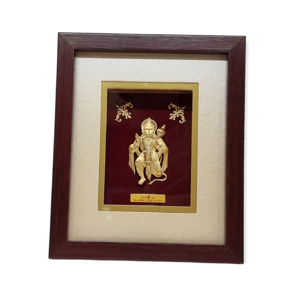 24kt gold hanumanji frame