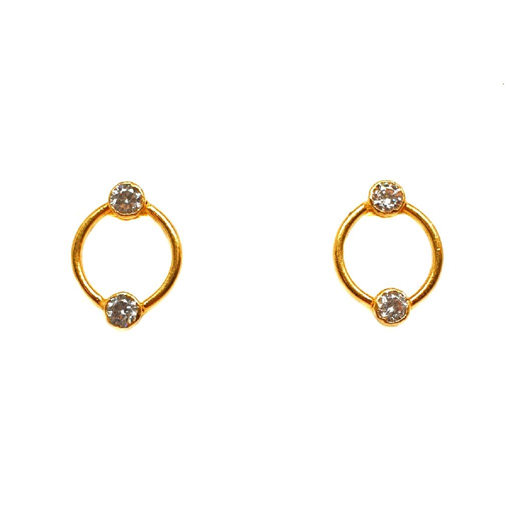 22K Gold Designer Earrings MGA - BT...