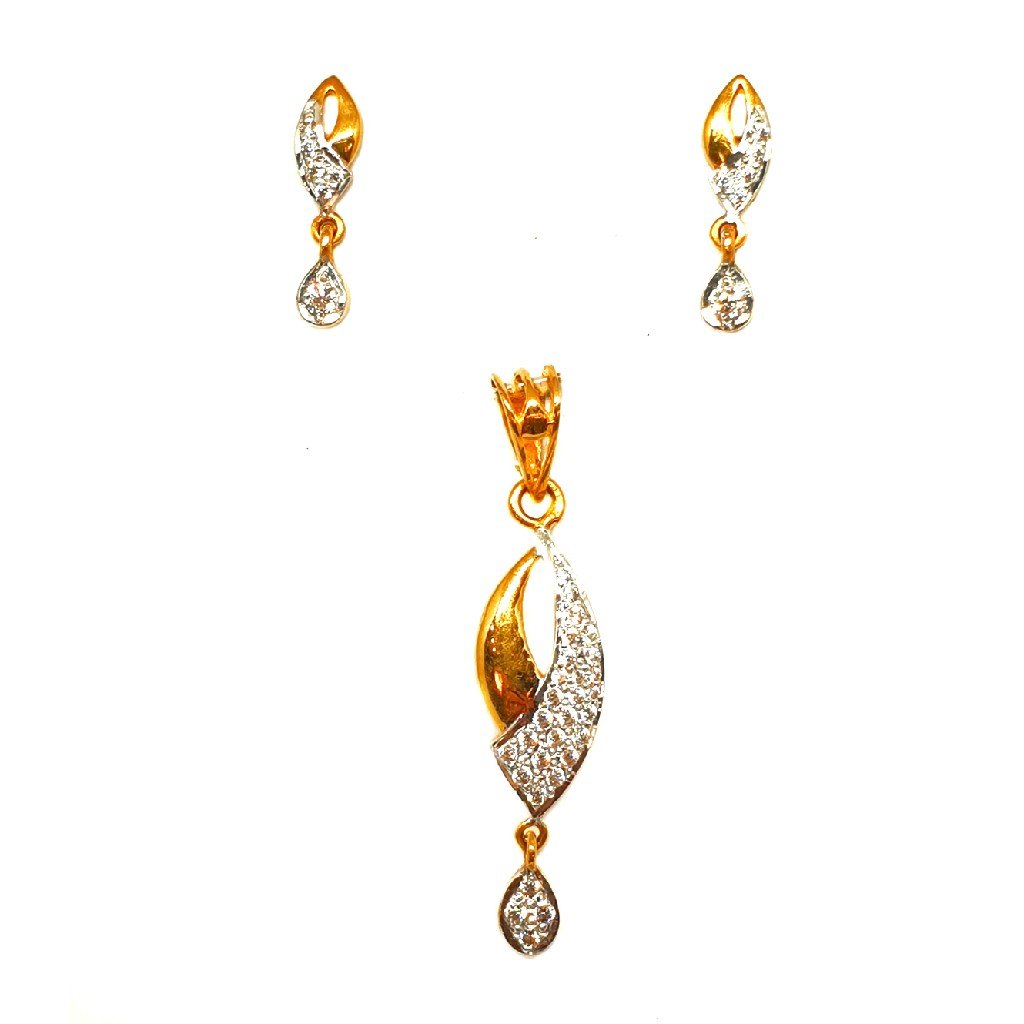 22K Gold Fancy Pendant Set MGA - PT...