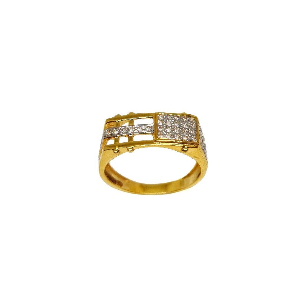 22K Gold Modern Gents Ring MGA - GR...