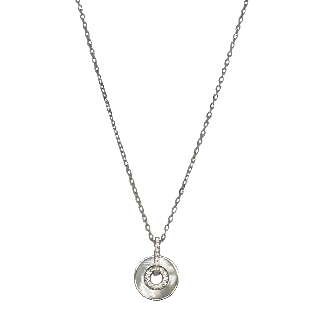 Round Shape Pendant With Chain 925...