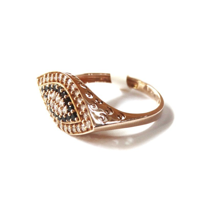 1818k rose gold fancy ring mga - rg...