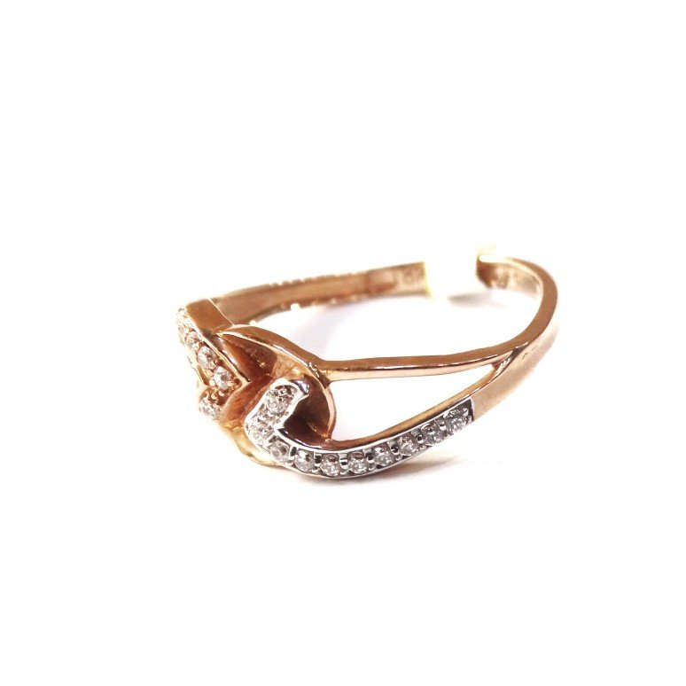 18k rose gold fancy ring mga - rgr0010