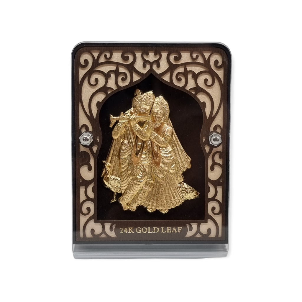 24kt Gold Leaf Radha Krishna Frame