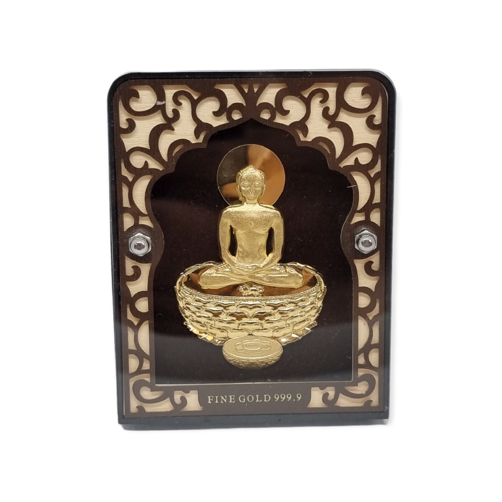 24 carat gold lord gautam buddha fr...