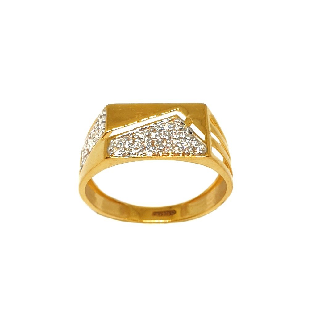 22K Gold Fancy Gents Ring MGA - GRG...