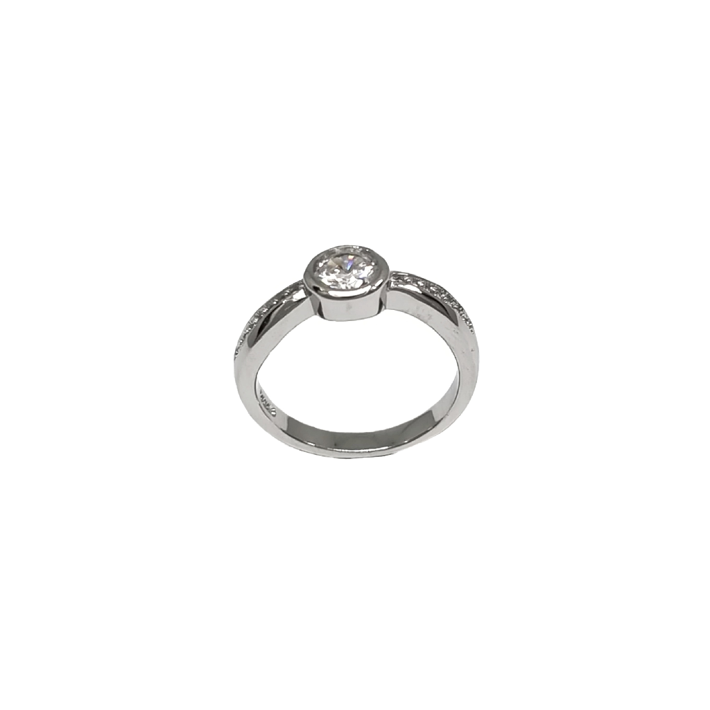 Diamond Ring For Women In 925 Sterl...